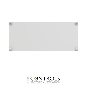 4TBA831801C0100 ABB 831801 ARIA Solid Modular Cover Plate Grey Plastic