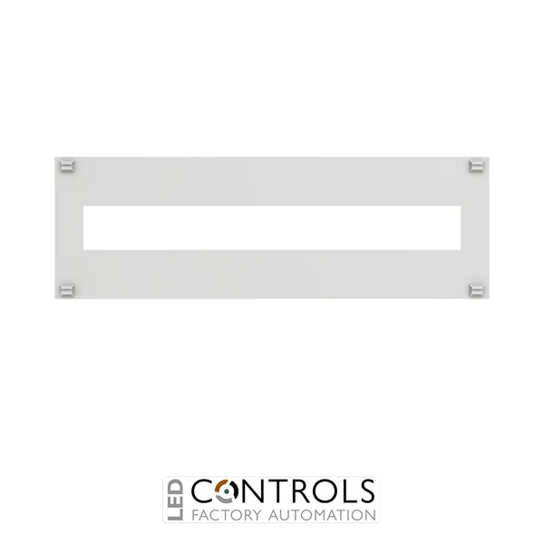 4TBA831802C0100 ABB 831802 ARIA 75 Slotted Modular Cover Plate 22M Grey Plastic IP20