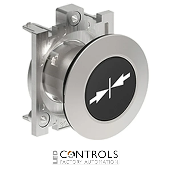 LOVATO LPFB1512 BLACK FLUSH MET.FLAT PUSH-BUTTON ?|?
