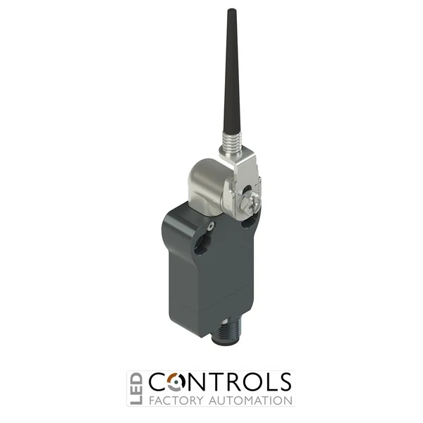 NB B112LL-SMK Pizzato Modular prewired switch with metal revolving lever with flexible adjustable rod