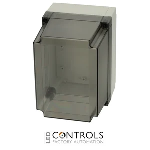 6011917 Fibox PC 150/150 HT Enclosure, Polycarbonate High base, smoked transparent cover