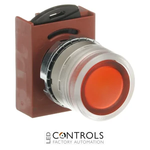 1SFA184495R9109 ABB P9MPLAGD Orange Illuminated Momentary Pushbutton - image 3