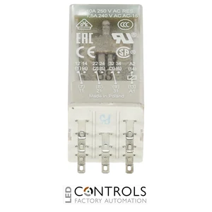 1SVR405612R0100 ABB CR-M024AC3L Pluggable Interface Relay 24 V AC 3 c/o 10 A