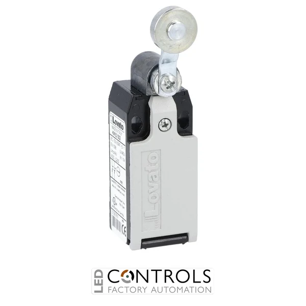 KME2L12 - METAL ROLLER LEVER 1NO+2NC SLOW BREAK
