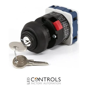 EMAS PSA020AK131AQ EMAS 20 A 1 POLE ON-OFF KEY OPERATED CAM SWIT (0-1)