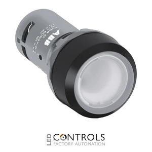 1SFA619101R1118 ABB CP2-11C-10 Compact Illuminated Maintained Pushbutton 24 V AC/DC 1NO