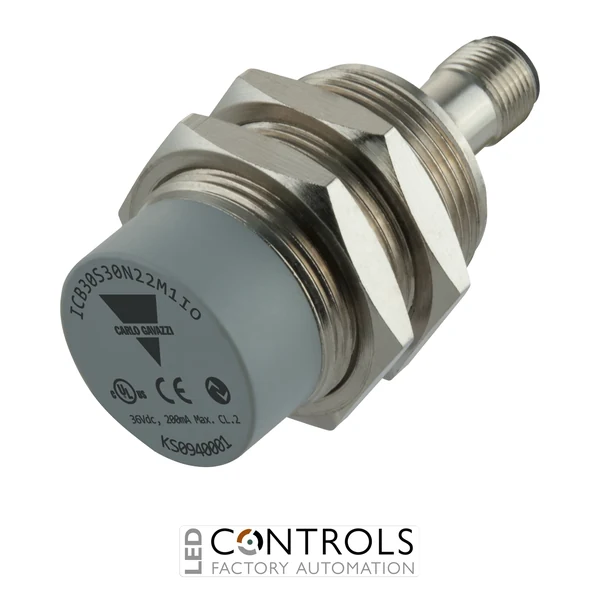 icb30s30n22m1io - ind prox sens. m30 plug short non-flush io-link