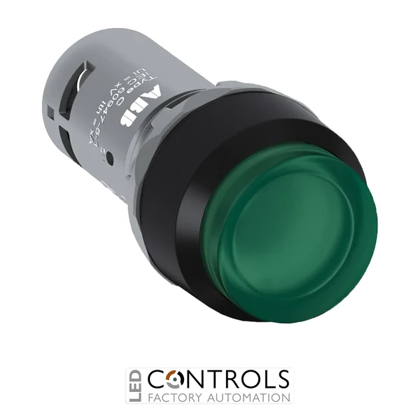 1SFA619103R1112 ABB CP4-11G-10 Green Illuminated Maintained Compact Pushbutton 24 V AC/DC