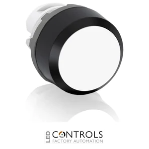 abb maintained white non-illuminated flush push button 22mm mp2-10w
