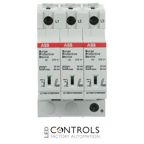 2CTB815708R0600 ABB OVR T2 3L 80-275s P TS QS Surge Protective Device