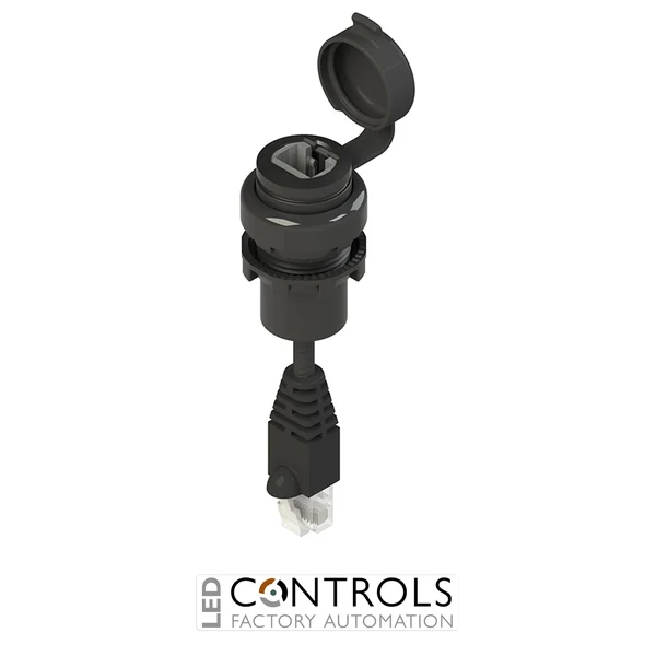 E2 1RJ451AN1.5 Pizzato RJ45 socket EROUND series