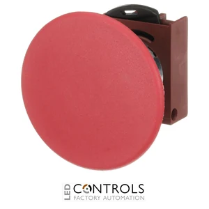 1SFA184051R9001 ABB P9MEM6RN Red 60 mm Momentary Mushroom Pushbutton - image 2