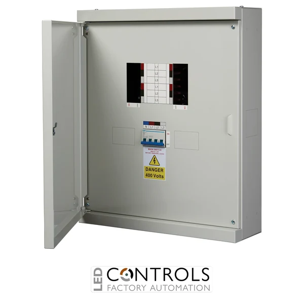 nxdb-4mk chint 4 way - 125a 3 phase distribution board with meter kit