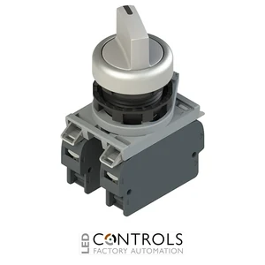E2 AC-DXBC2210 Pizzato Complete unit with 4 positions selectors, fixing adapter and contacts