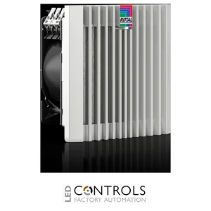 SK3238.724 Rittal SK Blue E+ Fan-And-Filter Unit, 63 MÂ³/H, 24 V (DC), WxHxD 148.5 X 148.5 X 82.5 mm, Ral 7035