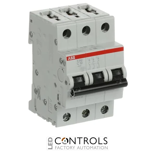 S203-C10 Miniature Circuit Breaker - 3P - C - 10 A