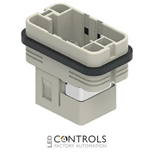 CQM 08E ILME Male insert 8p+E 16 amp crimp with PE Plate Size 32.13
