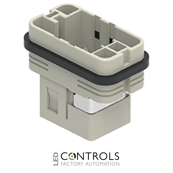CQM 08E ILME Male insert 8p+E 16 amp crimp with PE Plate Size 32.13