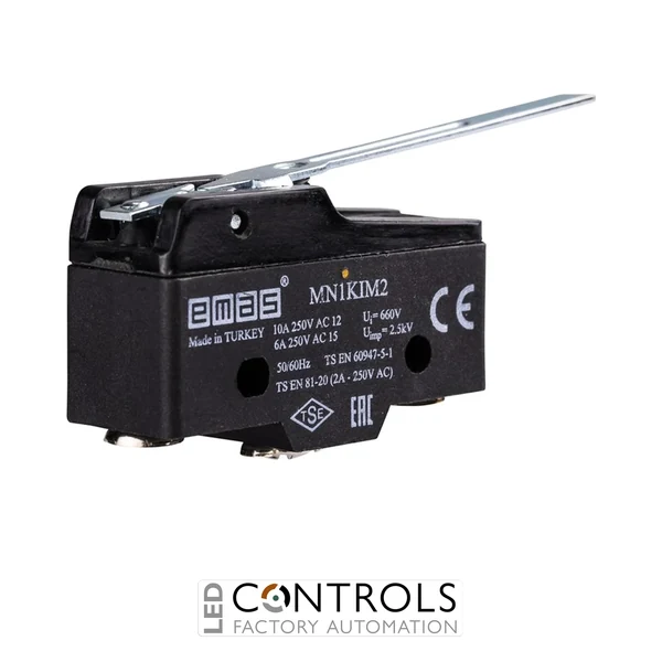 EMAS MN1KIM2 EMAS MN1 MINI SWITCH W METAL LONG LEVER 1CO