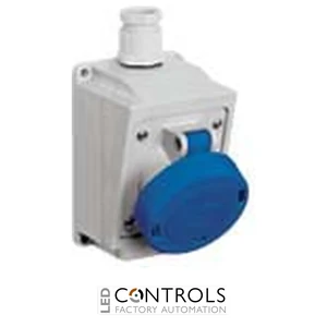 PEW1694PP Ilme Wall mounted socket 16 amp 230 volt 4 pole IP67