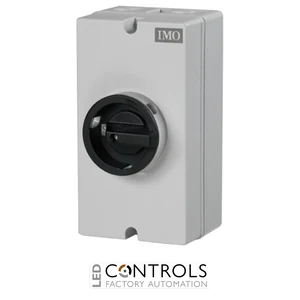 IMO SI25-PEL64R-2 Enclosed DC Switch IP67 Nema 4X 2 Pole 1 String 25A 700VDC Lockable Rotary Handle