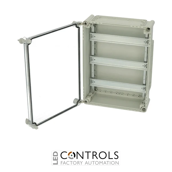 2539605 Fibox MC EKPE 382813 T-2FSH 3x14M Enclosure, Polycarbonate Transparent cover