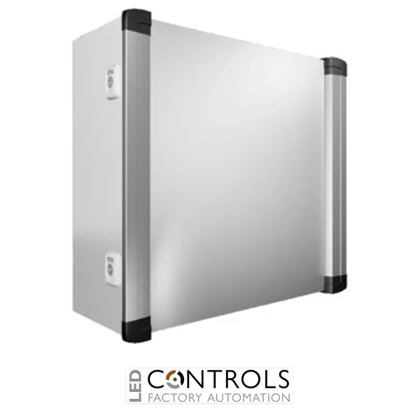 AX6315.450 AX Operating housing with handle strips with front door, WHD: 500x500x210 mm