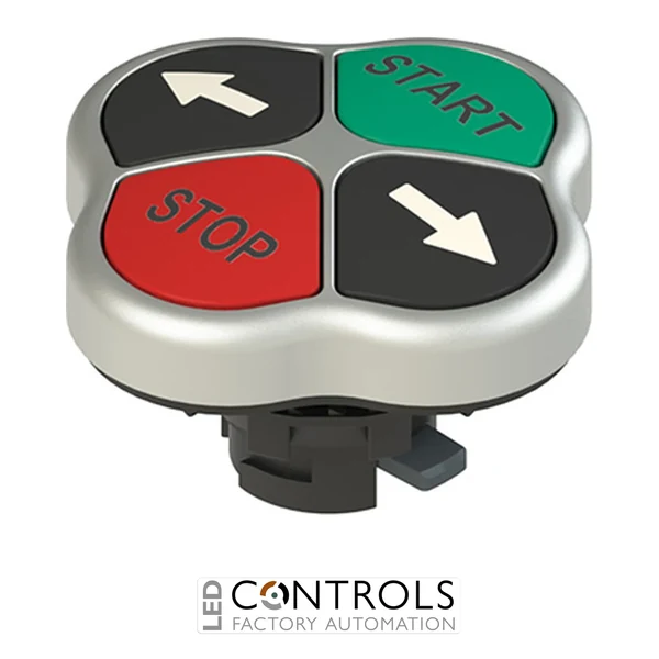 E2 1PQFA9QAAB Pizzato Quadruple pushbutton