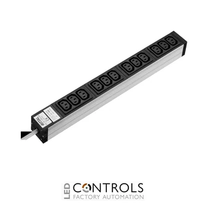 DK7240.200 Rittal Socket strip 10 A IEC 320 connector C13 12-way 250 V 16 A