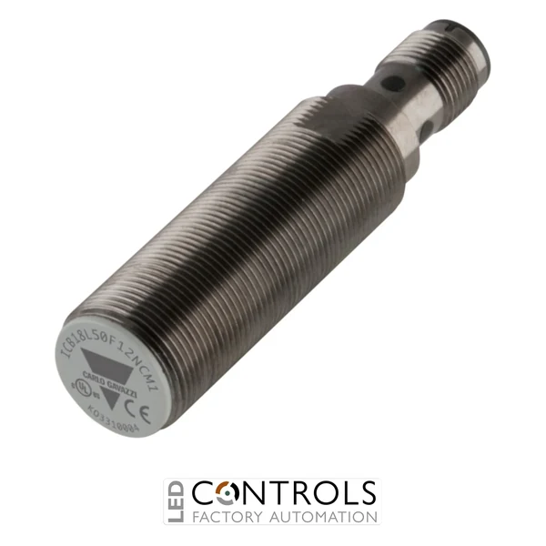 icb18l50f12pcm1 - prox sensor ind. m12 plug pnp nc flush