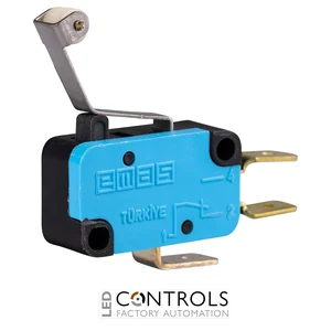 EMAS MK1MIP3 EMAS MICRO SWITCH- HINGE LEVER PLASTIC ROLLER 130 1CO