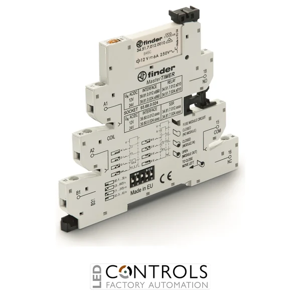 39.81.0.012.0060 Finder interface relay output 1pole 6A DC 12V