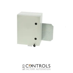 8120007 Fibox ARCA 403021 Cabinet, Polycarbonate Grey cover, 2-point locking, hinges on the long side