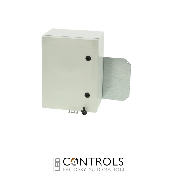 8120007 Fibox ARCA 403021 Cabinet, Polycarbonate Grey cover, 2-point locking, hinges on the long side