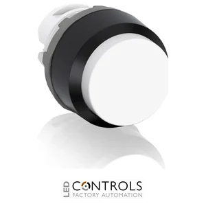 abb momentary white non-illuminated extended push button 22mm mp3-10w