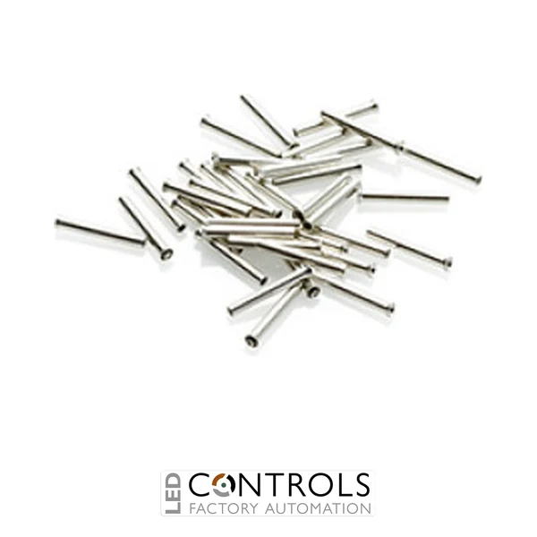 UCEF110 Partex uninsulated cord end ferrule, 1mm², 10mm barrel