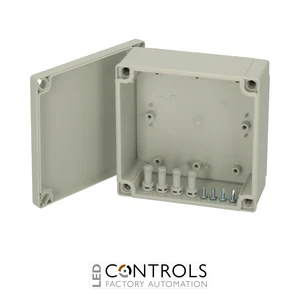 6011307 Fibox PC 125/60 HG Enclosure, Polycarbonate High base, grey cover