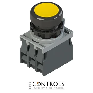 E2 AC-DXBC0404 Pizzato Complete unit with illuminated pushbutton, fixing adapter and contacts