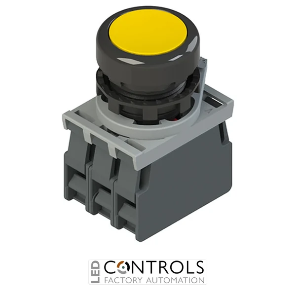 E2 AC-DXBC0404 Pizzato Complete unit with illuminated pushbutton, fixing adapter and contacts