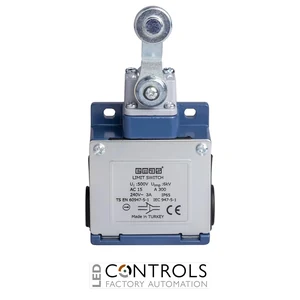 EMAS L53K13MEM125 EMAS L53 SERIES LIMIT SW. SNAP ACTION 1NC+1NO SHORT METAL ROLLER - image 3