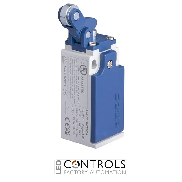 EMAS L5K13MIM411 EMAS L5 SERIES LIMIT SW. SNAP ACTION 1NC+1NO- METAL ROLLER