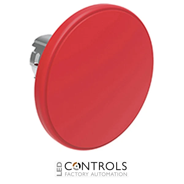 LOVATO LPSB6164 RED MUSHR-HEAD MET.BUTTON SPRING RET.