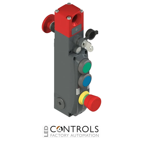 NG 2D6D413C Pizzato NG series safety switch with lock and integrated control devices