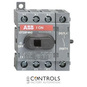 ABB ot25f4n2 25a load break switch 4 pole