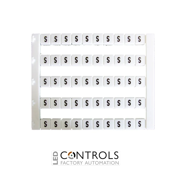 MT5-S IMO Marker 5 x 5 mm White, Printed S