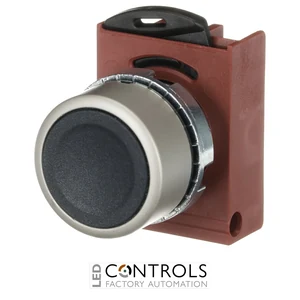 1SFA184000R9006 ABB P9MPNNG Black Flush Momentary Pushbutton - image 2