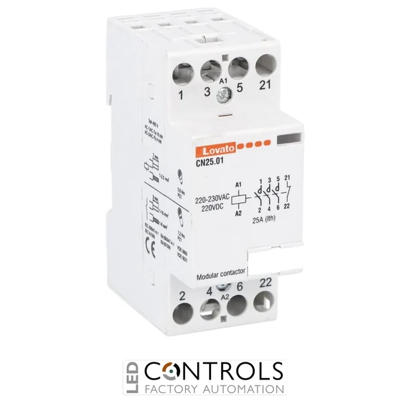 CN2501024 - MODULAR CONTACTOR 25A AC1 24V