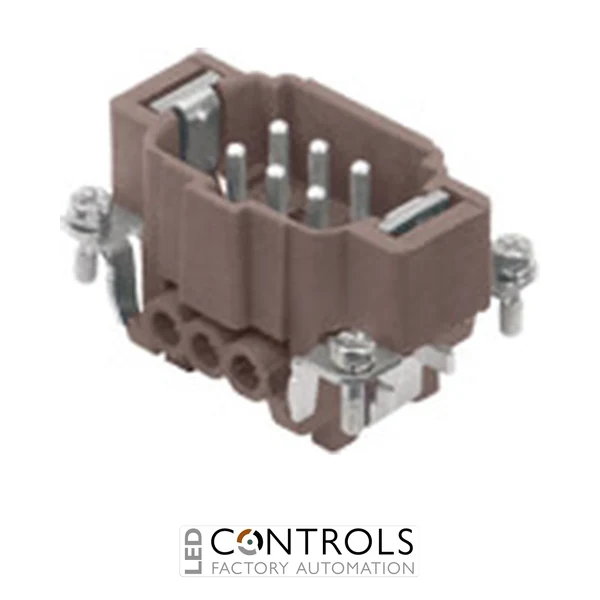CNEM06RY Ilme Male insert 6 pole and earth 16 amp screw
