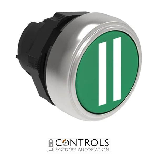 LOVATO LPCB1123 GREEN FLUSH PUSH-BUTTON II
