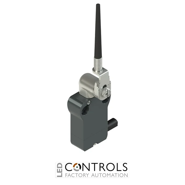 NB B122LL-DN2 Pizzato Modular prewired switch with metal revolving lever with flexible adjustable rod
